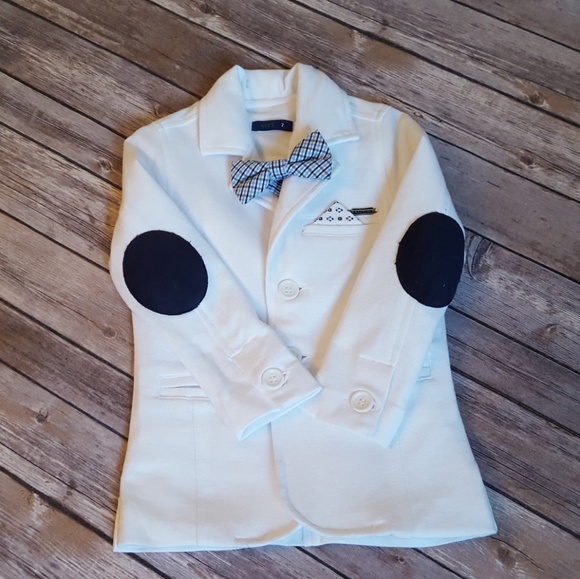 LuluLoveBaby Other - Kids white blazer